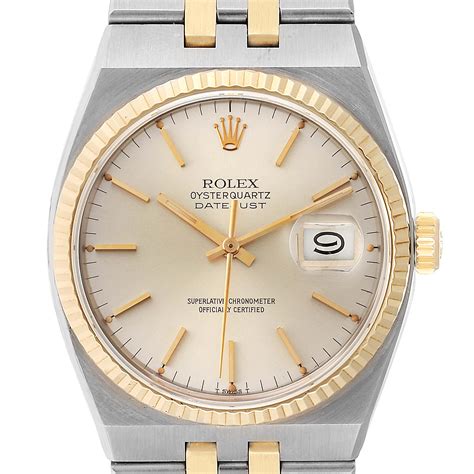 rolex oysterquartz datejust used value.